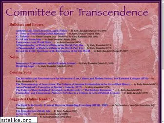 committee-for-transcendence.org