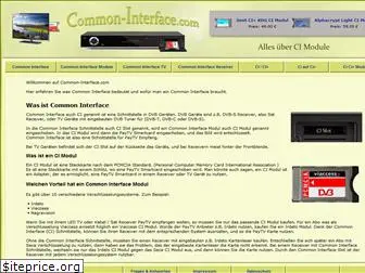 common-interface.com