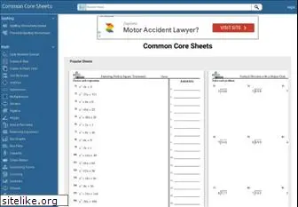 commoncoresheets.com