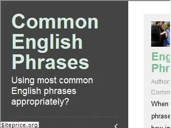 commonenglishphrases.com