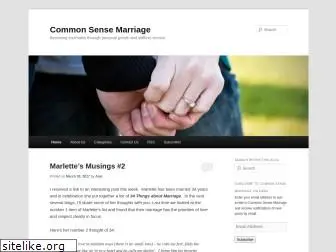 commonsensemarriage.com