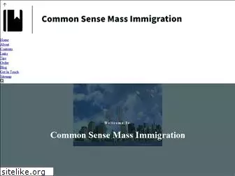 commonsenseonmassimmigration.us