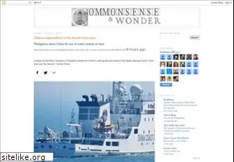 commonsensewonder.blogspot.com