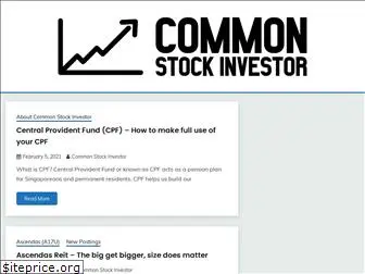 commonstockinvestor.com