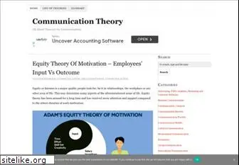 communicationtheory.org