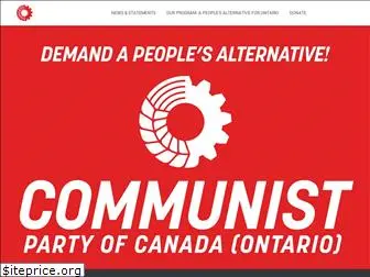 communistpartyontario.ca