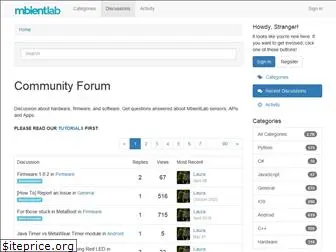 community.mbientlab.com