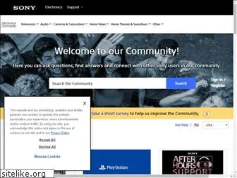 community.sony.com