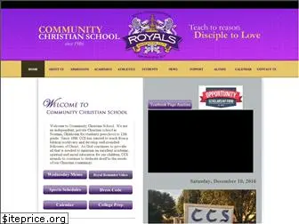 communitychristianschool.com