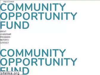 communityopportunityfund.org