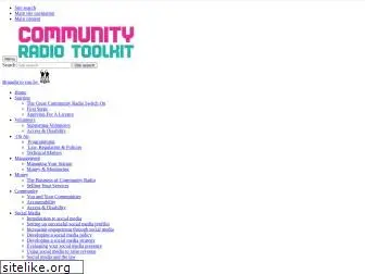 communityradiotoolkit.net