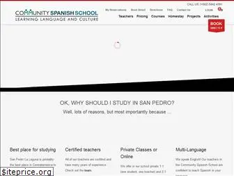 communityspanishschool.com