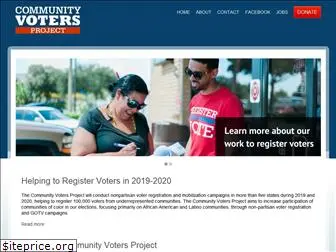 communityvotersproject.org