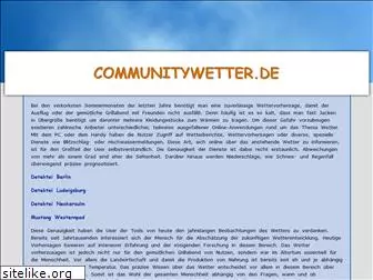 communitywetter.de