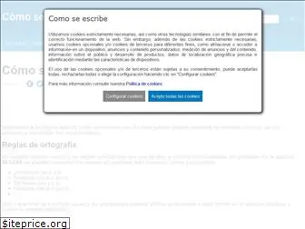 como-se-escribe.com