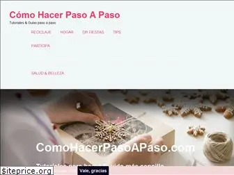 comohacerpasoapaso.com