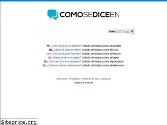 comosediceen.com