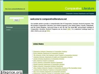 comparativeliterature.net