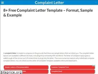 complaintletter.info