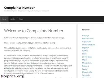 complaints-number.co.uk