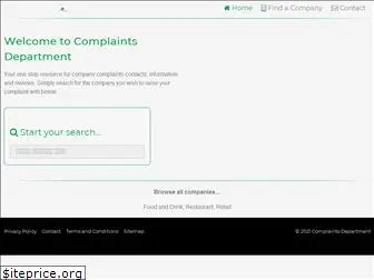 complaintsdepartment.com.au