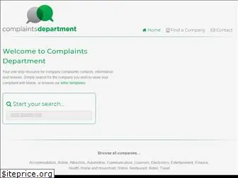 complaintsdepartment.com