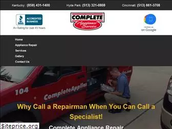 completeapplianceservice.com