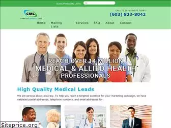 completemedicallists.com