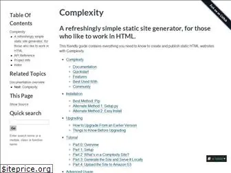 complexity.readthedocs.org
