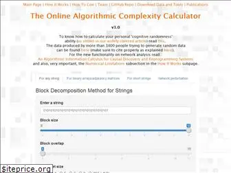 complexitycalculator.com