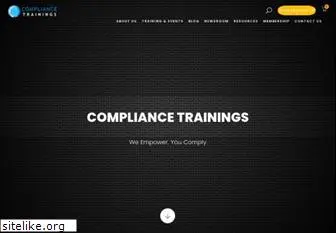 compliancetrainings.com