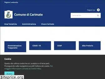 comunecarimate.it