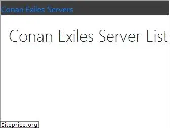 conan-exiles.com