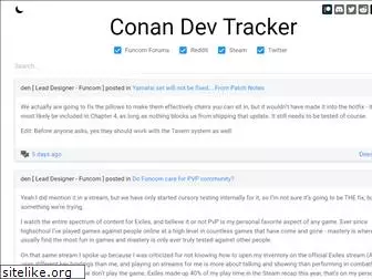 conandevtracker.com