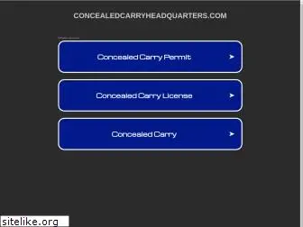 concealedcarryheadquarters.com