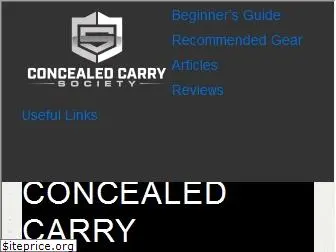 concealedcarrysociety.com