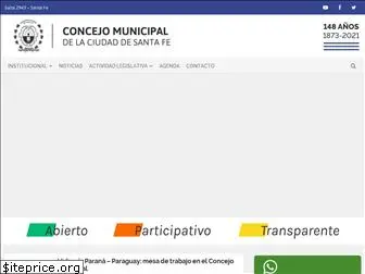 www.concejosantafe.gov.ar
