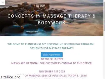 conceptsinmassagetherapy.com