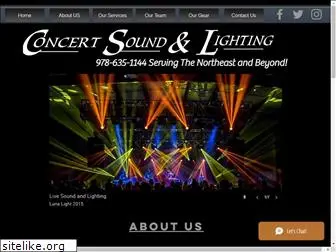 concertsoundandlighting.com