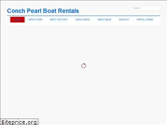 conchpearlboatrentals.com
