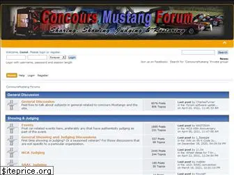 concoursmustang.com