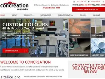 concreationcanada.com