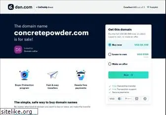concretepowder.com
