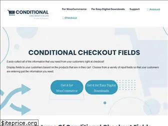 conditionalcheckoutfields.com