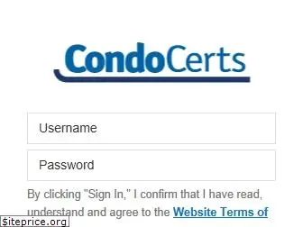 condocerts.com