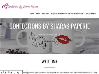 confectionsbysharaspaperie.com