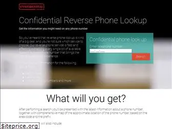 confidentialphonelookup.com