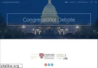 congressionaldebate.org