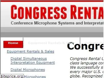 congressrentalusa.com