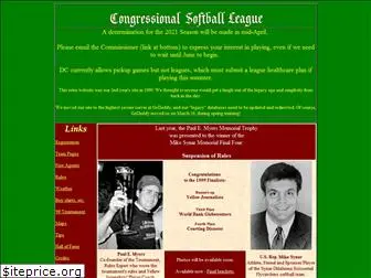 congsoftball.com